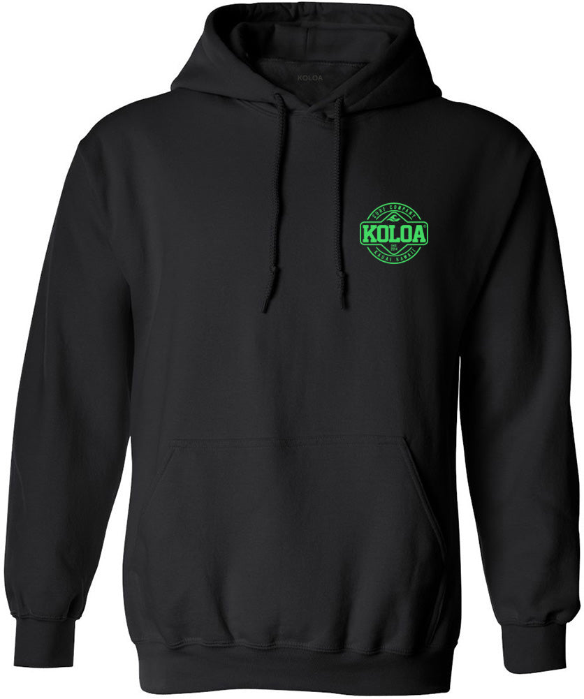 Koloa Dawn Patrol Hoodie – Logo Hooded Sweatshirt, Sizes S-5XL, 50/50 Cotton/Poly Blend