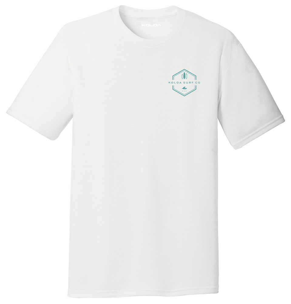 Koloa Lihue Comfort Tri-Blend T-Shirt - White