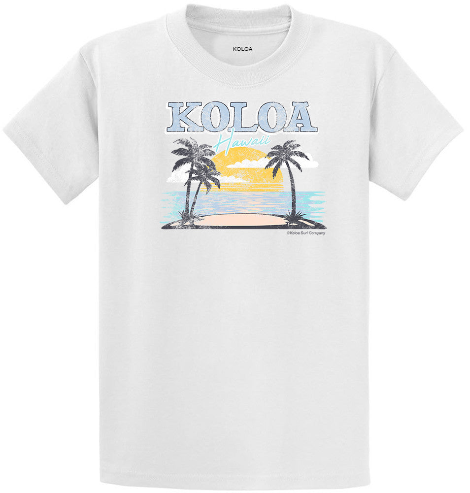 White Koloa Horizon Youth T-Shirt