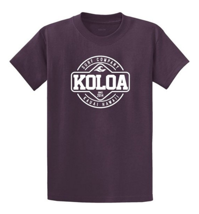 Eggplant / White logo