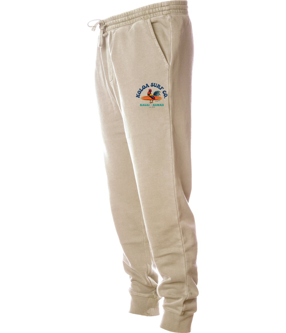 Koloa Cocky Surfer Fleece Sweatpants - Pigment Sandstone