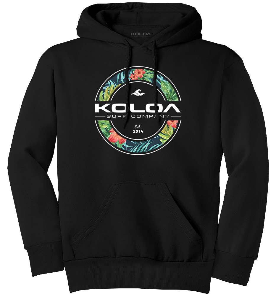 Koloa Waihohonou Youth Hoodie - Black