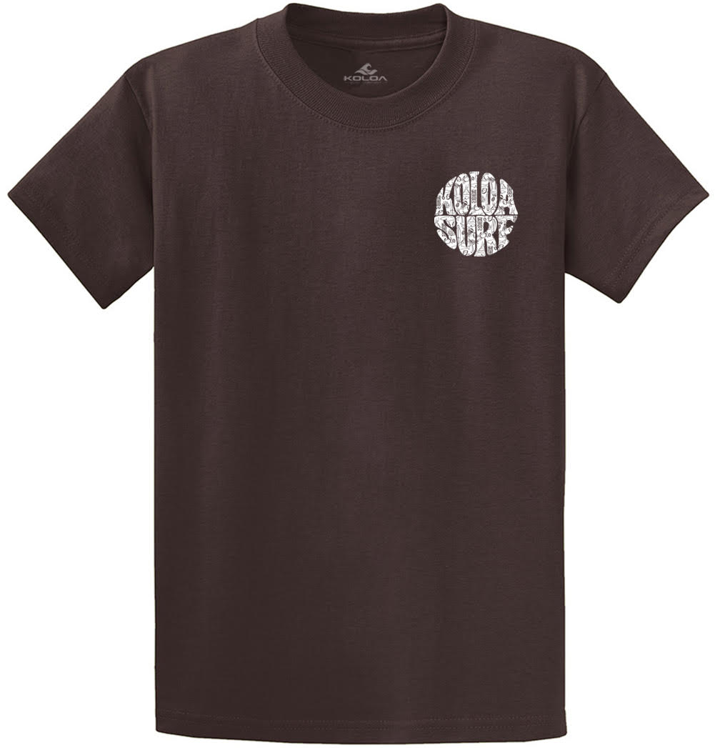 Koloa Surf Pocket T-Shirt - Heavyweight 100% Cotton Graphic Tee, Vintage Surf Style, Regular & Big & Tall Sizes - View #4
