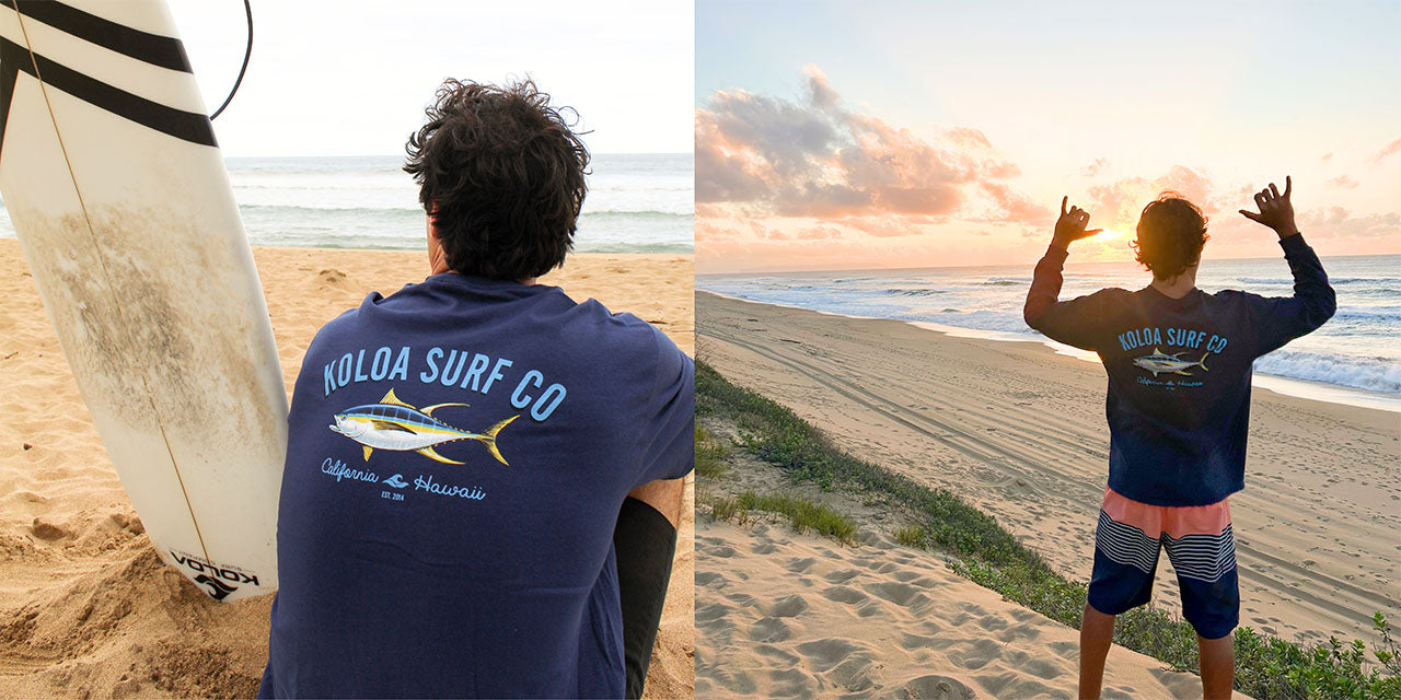 Dive into Style with Koloa Surf Company's Yellowfin Tuna Collection!