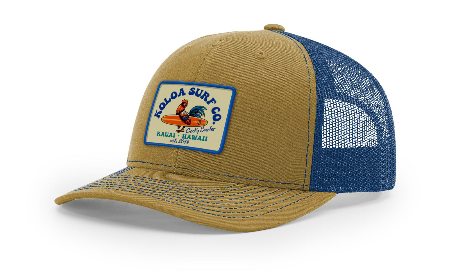 Koloa Cocky Surfer Patch Richardson 112 Trucker Hat