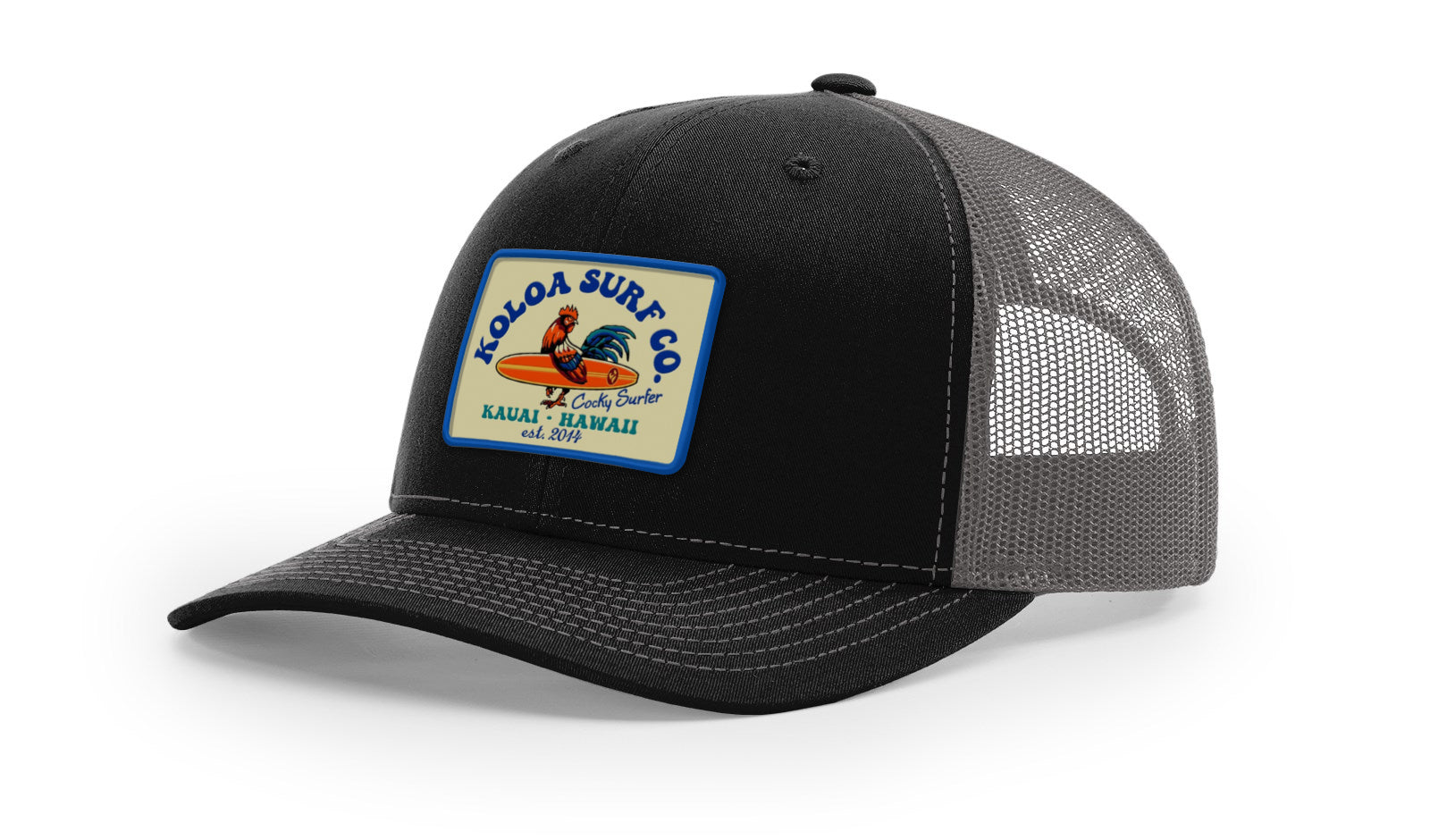 Koloa Cocky Surfer Patch Richardson 112 Trucker Hat