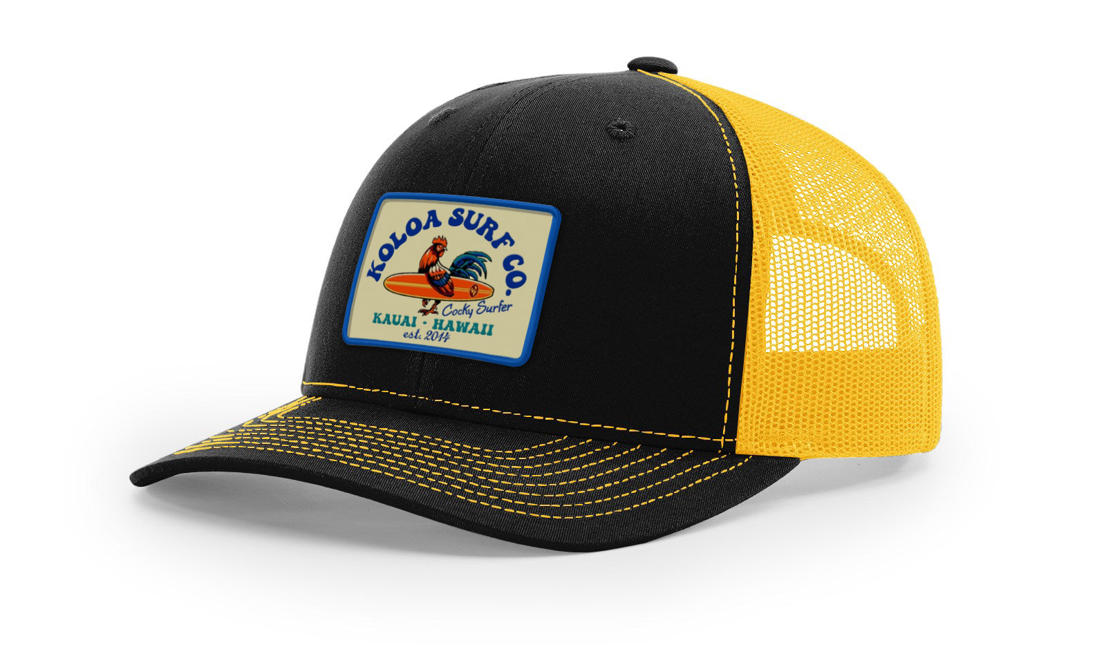 Koloa Cocky Surfer Patch Richardson 112 Trucker Hat