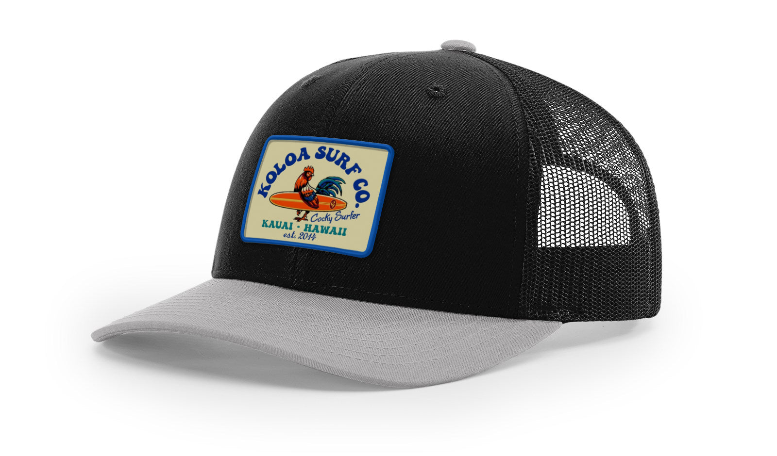 Koloa Cocky Surfer Patch Richardson 112 Trucker Hat