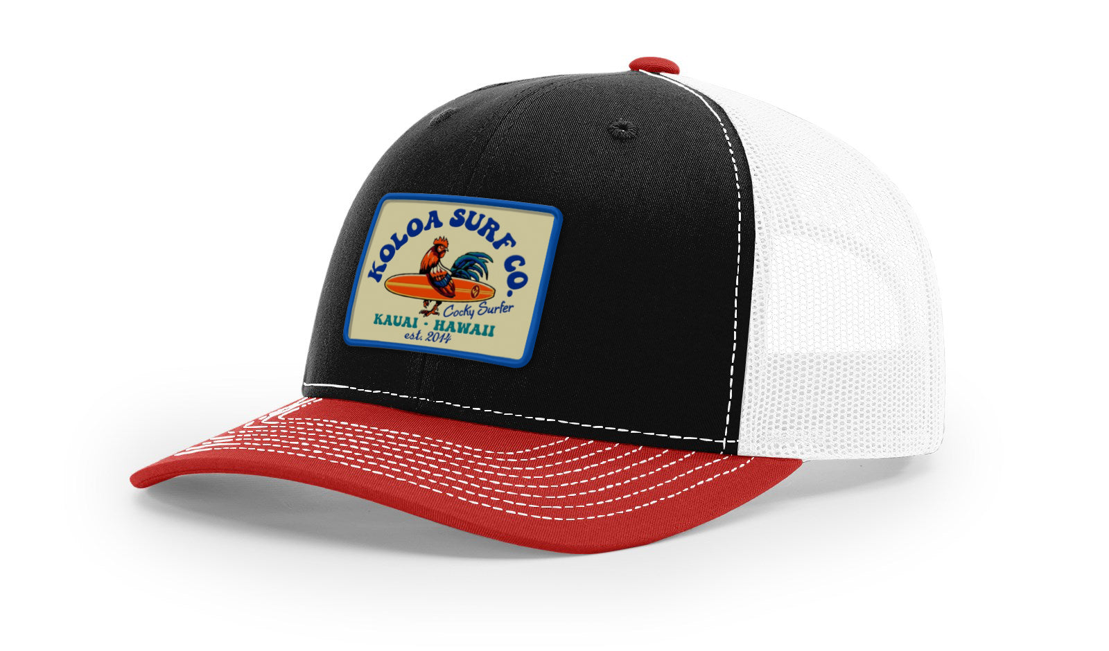 Koloa Cocky Surfer Patch Richardson 112 Trucker Hat