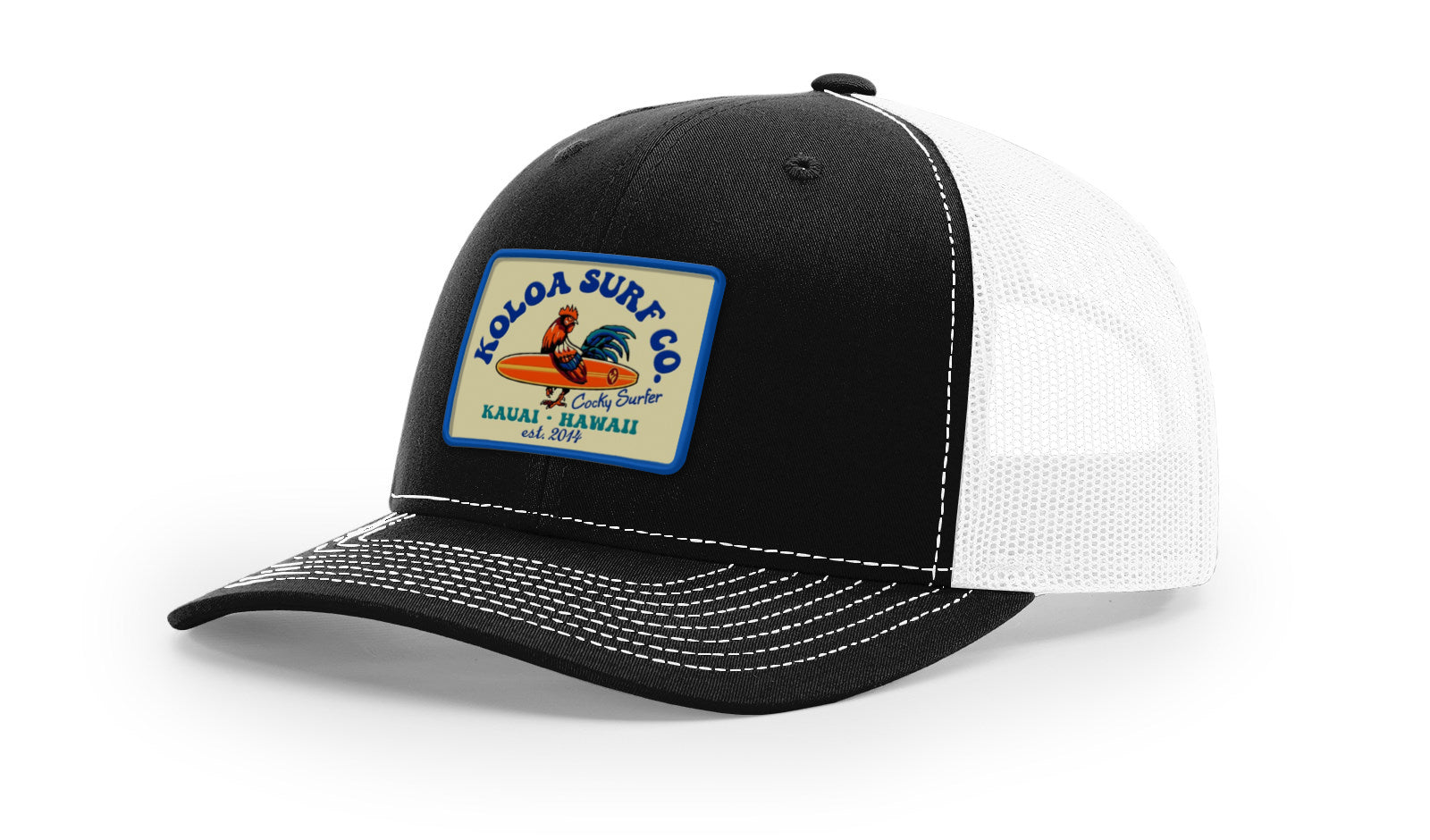 Koloa Cocky Surfer Patch Richardson 112 Trucker Hat