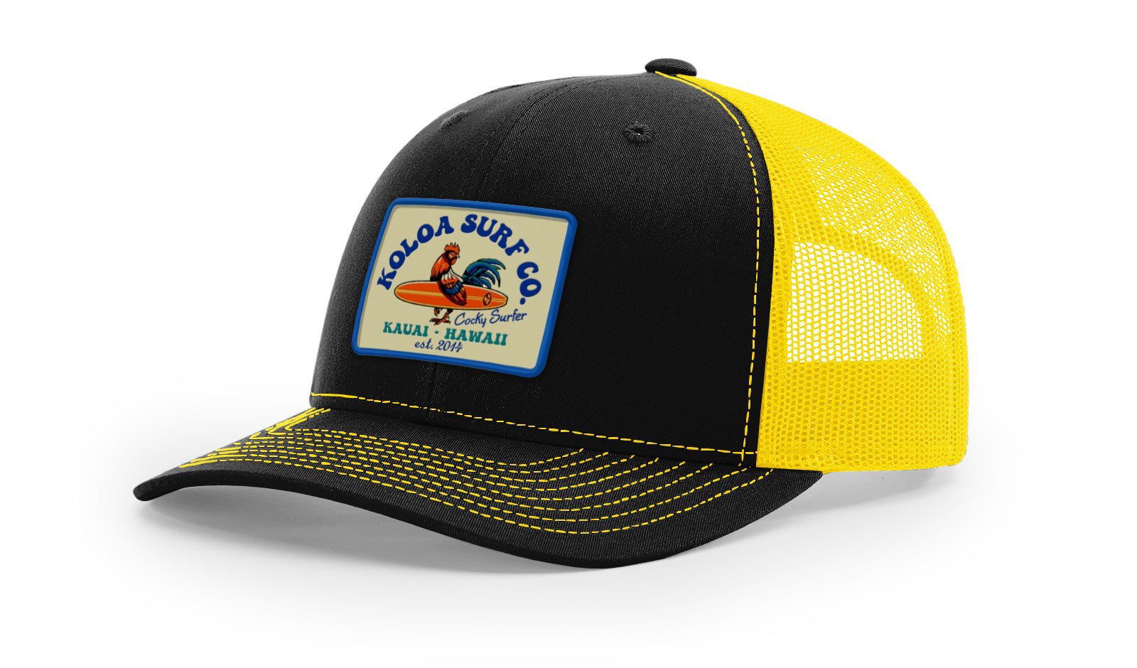Koloa Cocky Surfer Patch Richardson 112 Trucker Hat