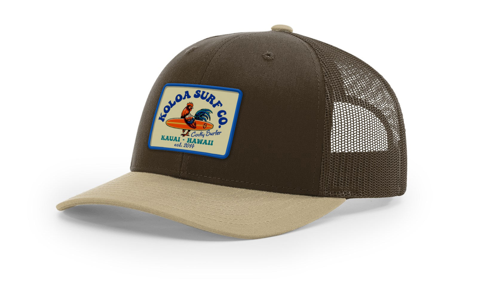 Koloa Cocky Surfer Patch Richardson 112 Trucker Hat