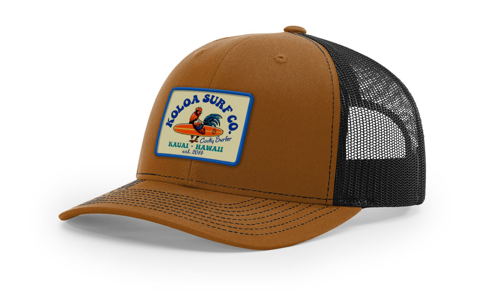 Koloa Cocky Surfer Patch Richardson 112 Trucker Hat