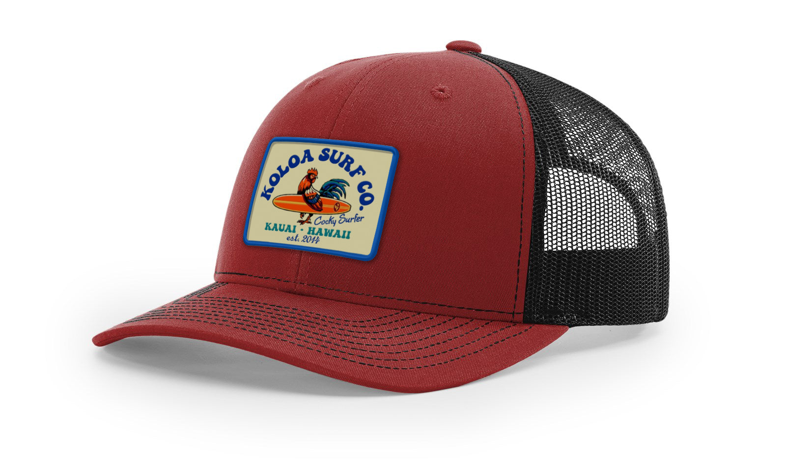 Koloa Cocky Surfer Patch Richardson 112 Trucker Hat
