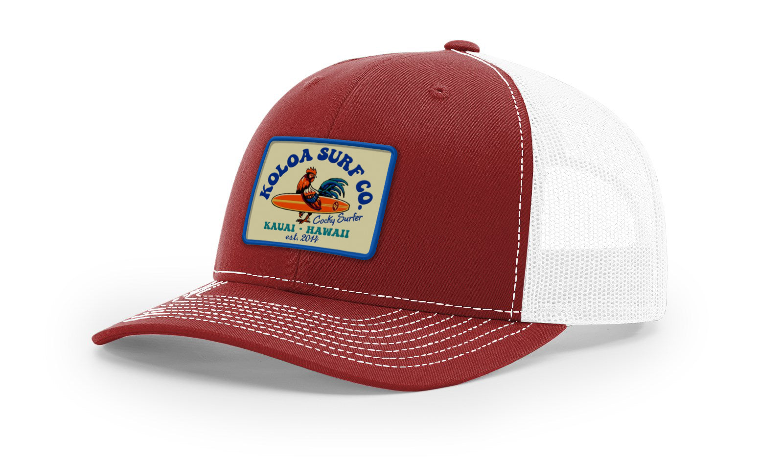 Koloa Cocky Surfer Patch Richardson 112 Trucker Hat