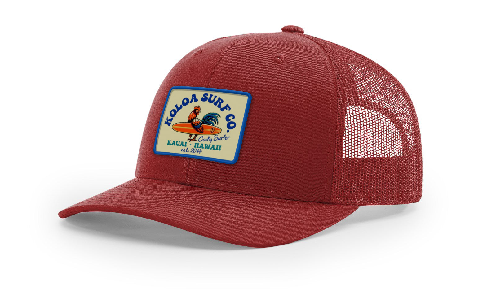 Koloa Cocky Surfer Patch Richardson 112 Trucker Hat