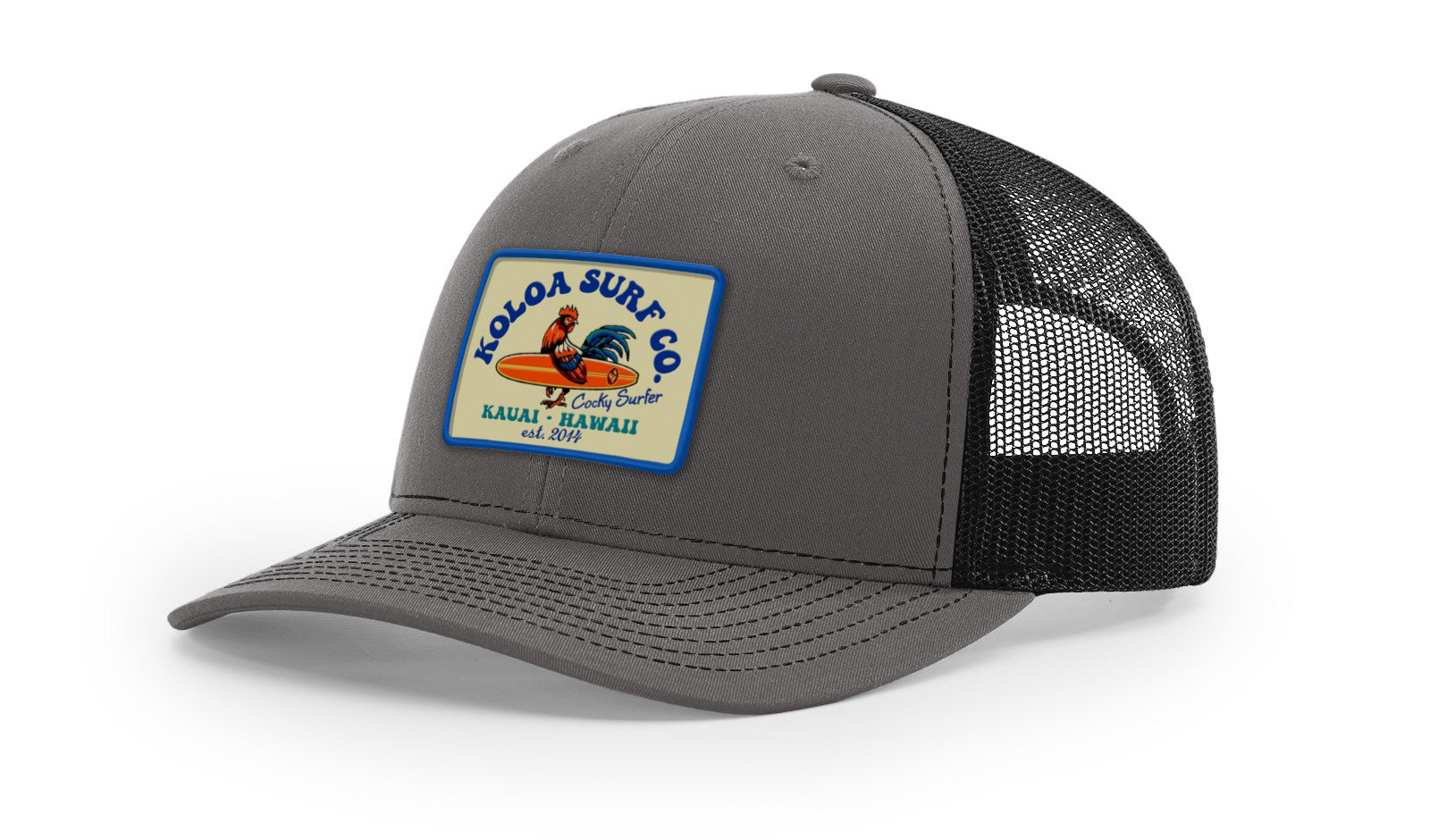 Koloa Cocky Surfer Patch Richardson 112 Trucker Hat