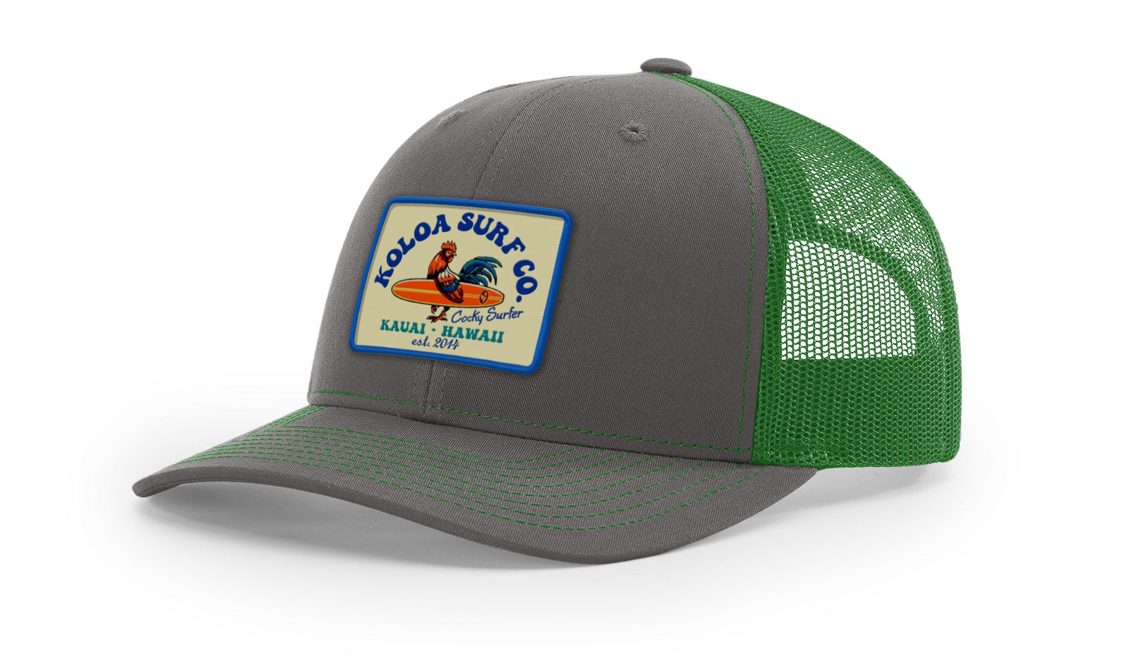 Koloa Cocky Surfer Patch Richardson 112 Trucker Hat