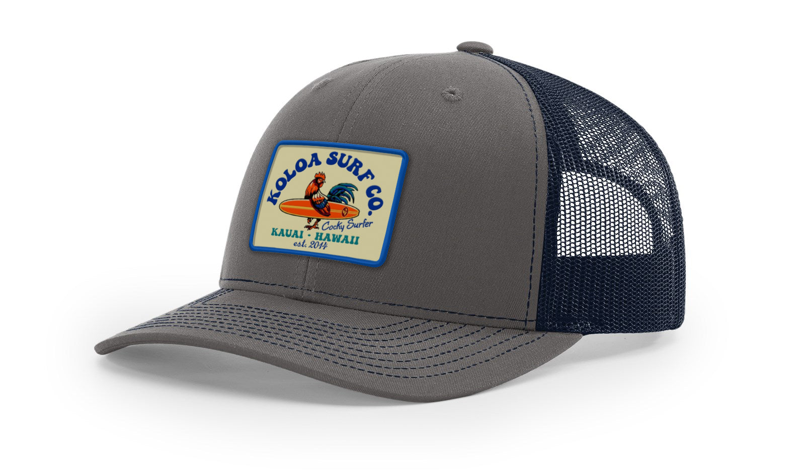 Koloa Cocky Surfer Patch Richardson 112 Trucker Hat