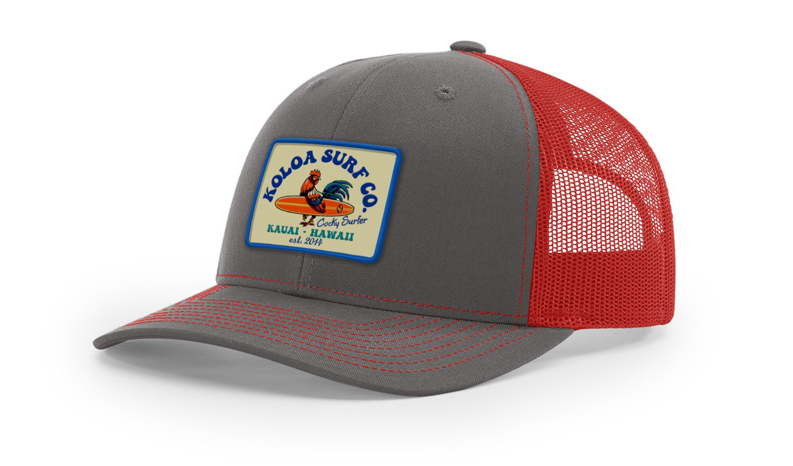 Koloa Cocky Surfer Patch Richardson 112 Trucker Hat