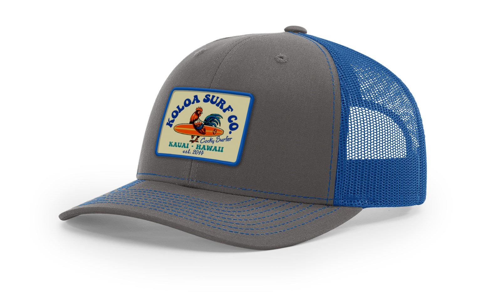 Koloa Cocky Surfer Patch Richardson 112 Trucker Hat