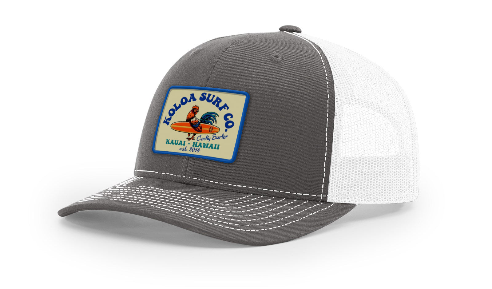Koloa Cocky Surfer Patch Richardson 112 Trucker Hat