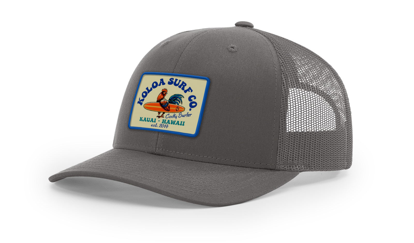 Koloa Cocky Surfer Patch Richardson 112 Trucker Hat