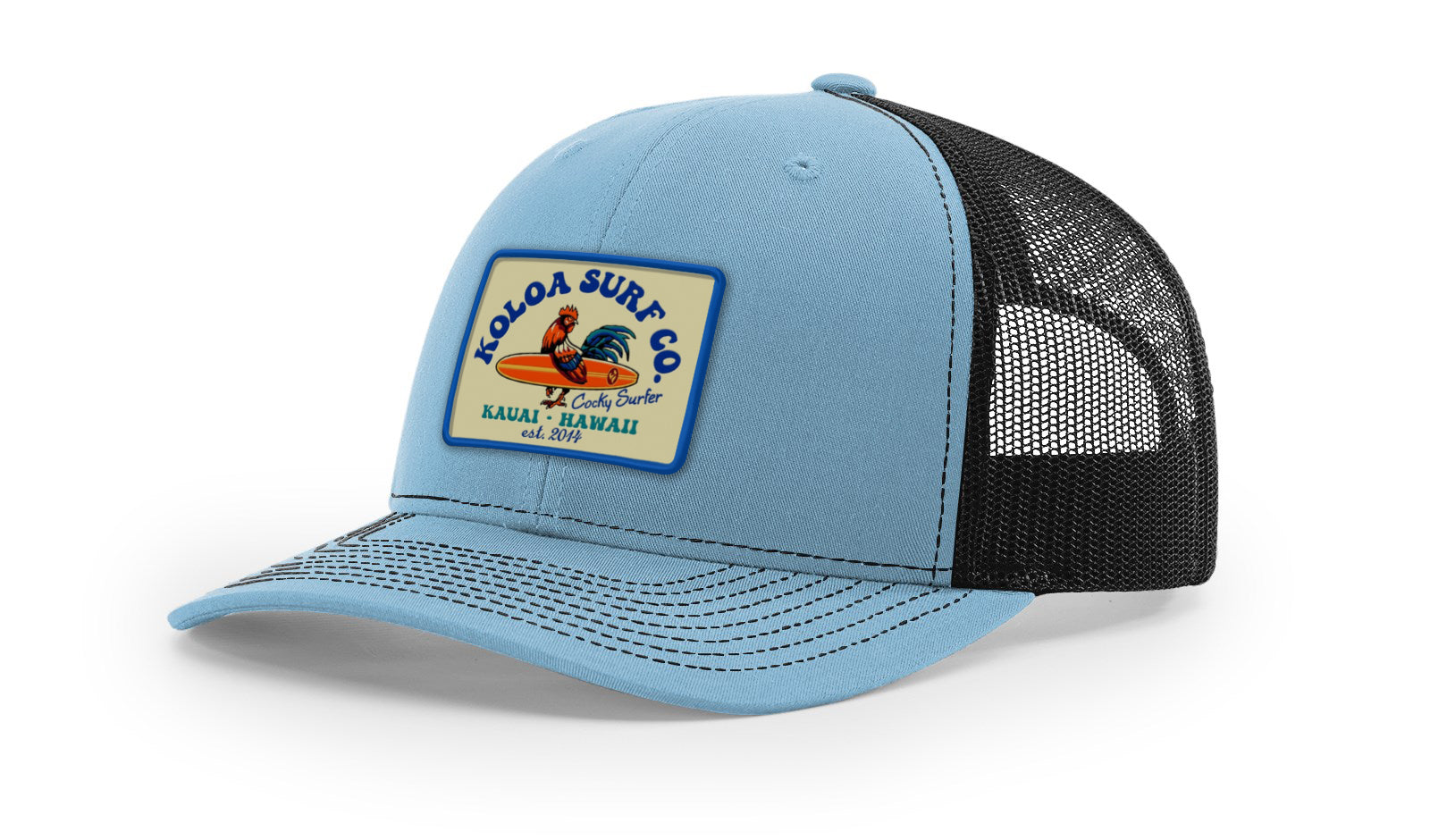 Koloa Cocky Surfer Patch Richardson 112 Trucker Hat