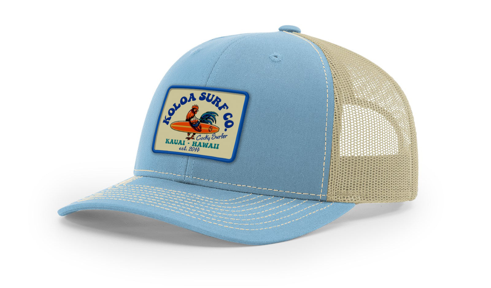 Koloa Cocky Surfer Patch Richardson 112 Trucker Hat