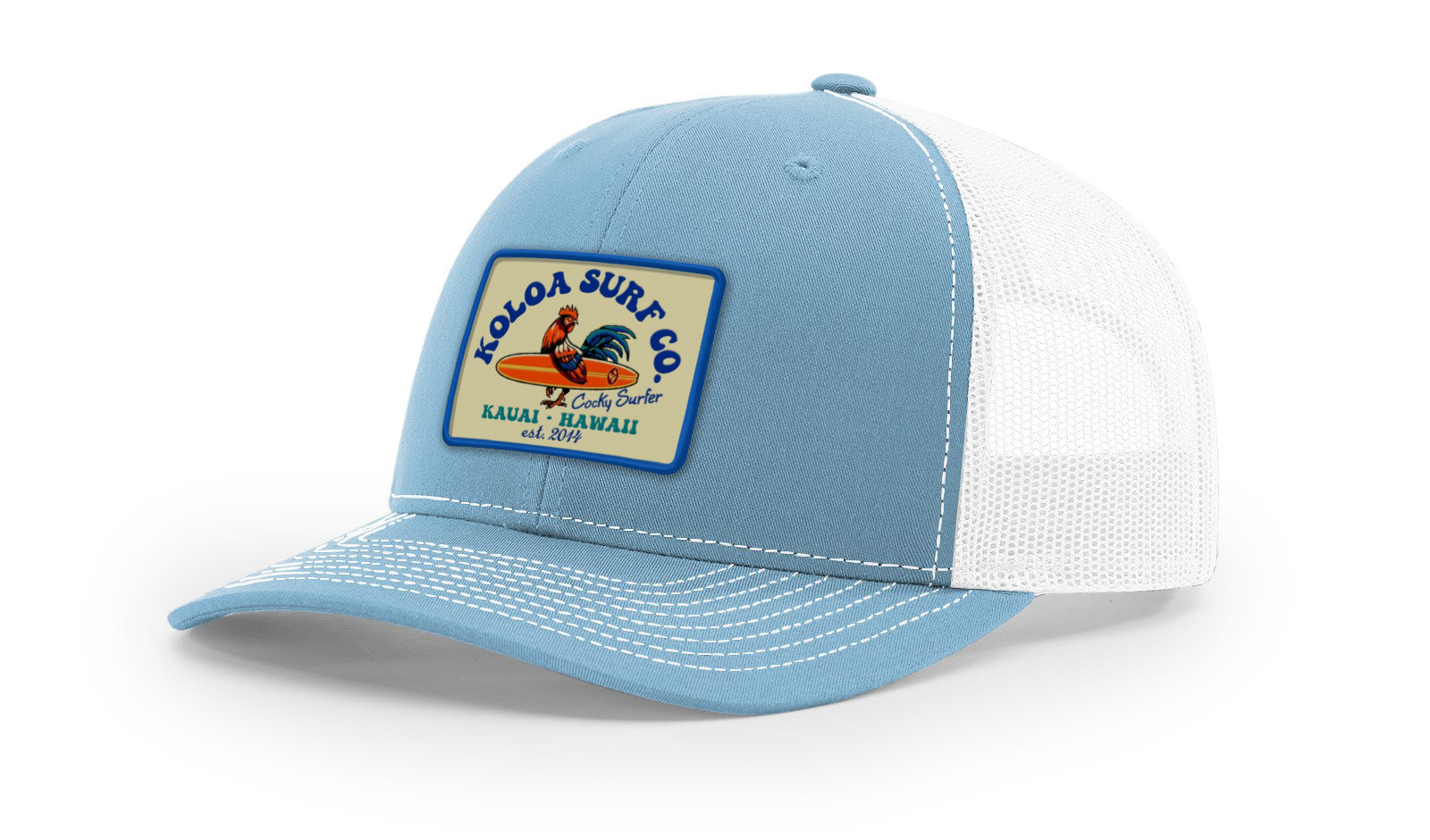 Koloa Cocky Surfer Patch Richardson 112 Trucker Hat