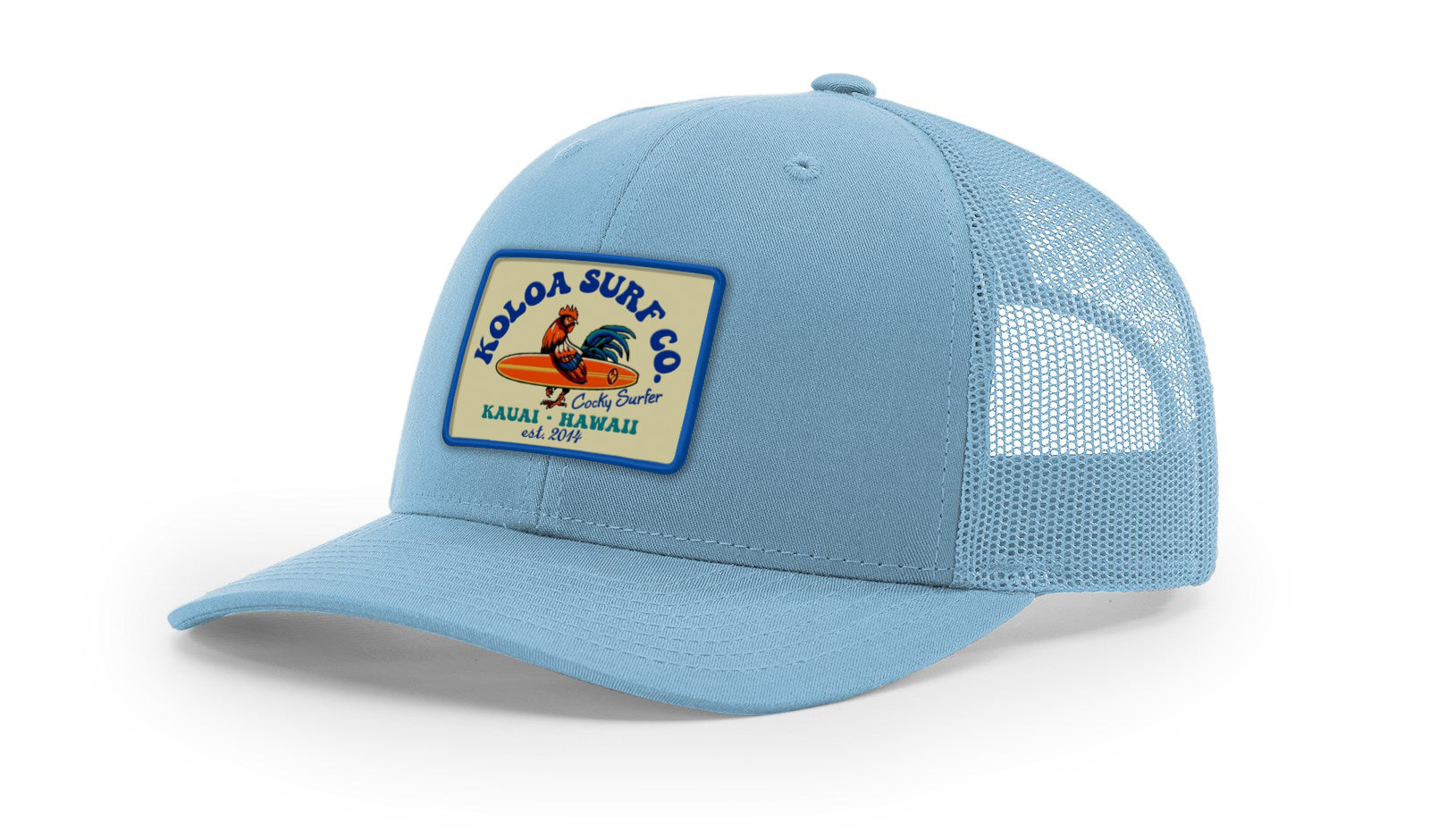 Koloa Cocky Surfer Patch Richardson 112 Trucker Hat