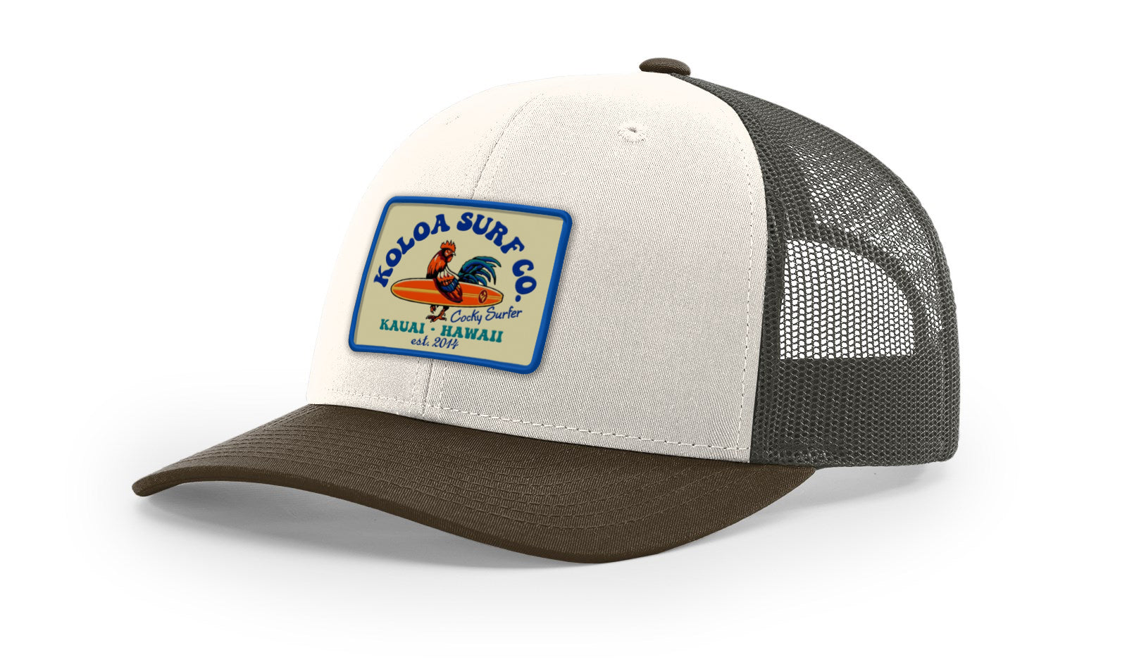 Koloa Cocky Surfer Patch Richardson 112 Trucker Hat
