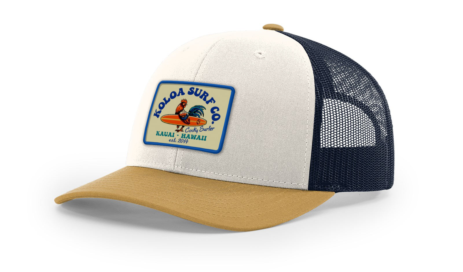 Koloa Cocky Surfer Patch Richardson 112 Trucker Hat