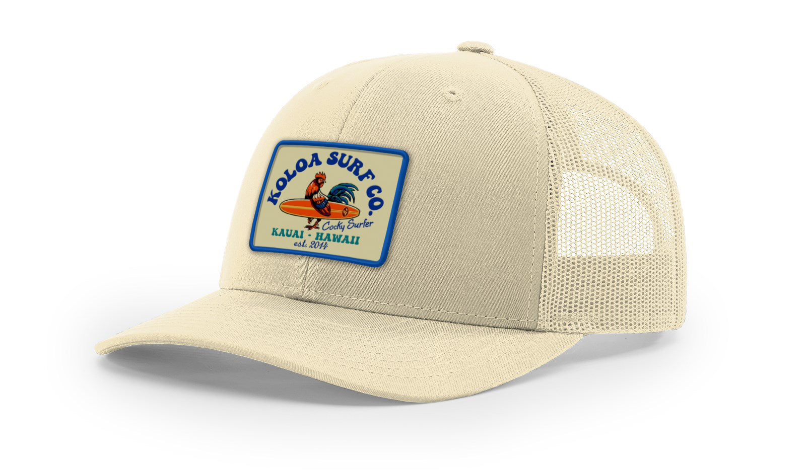 Koloa Cocky Surfer Patch Richardson 112 Trucker Hat