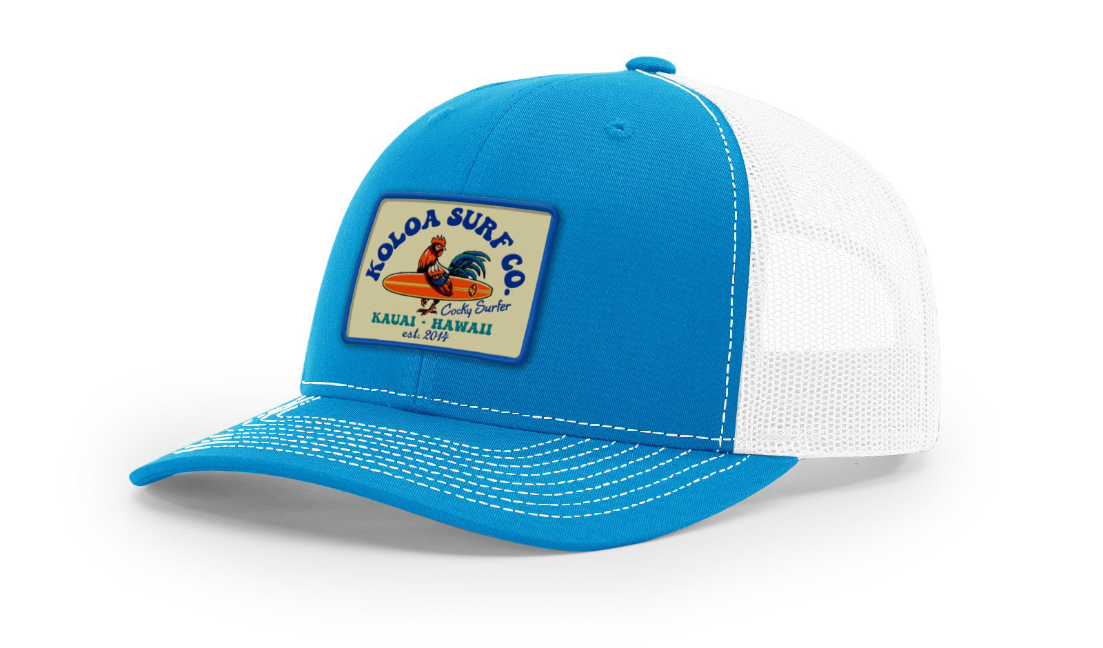Koloa Cocky Surfer Patch Richardson 112 Trucker Hat