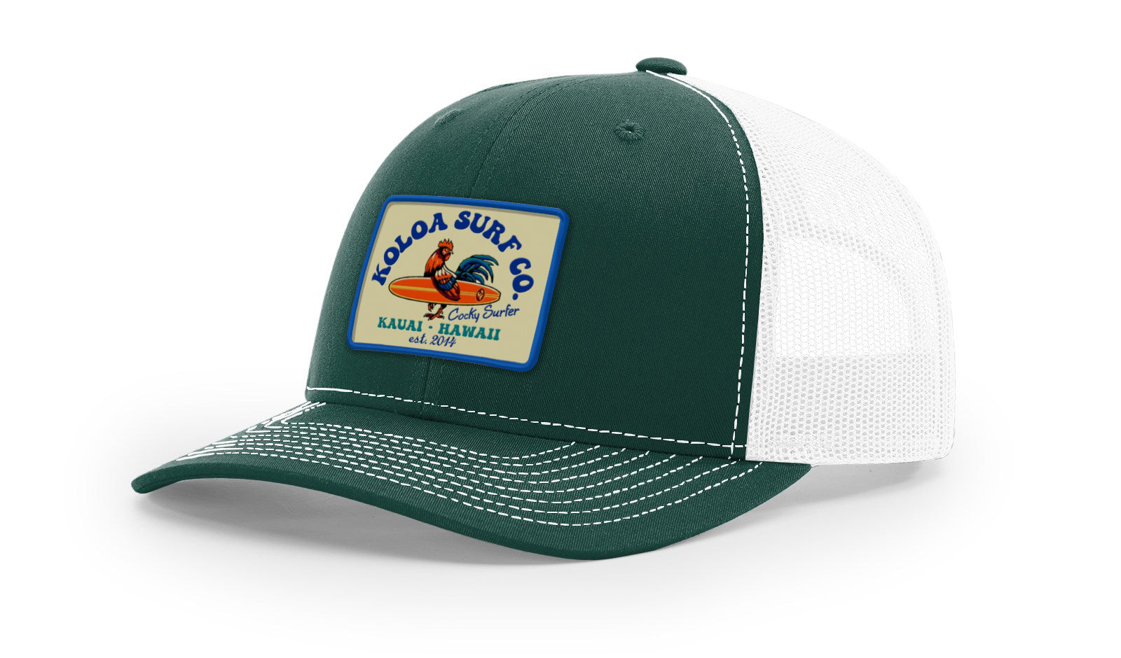 Koloa Cocky Surfer Patch Richardson 112 Trucker Hat