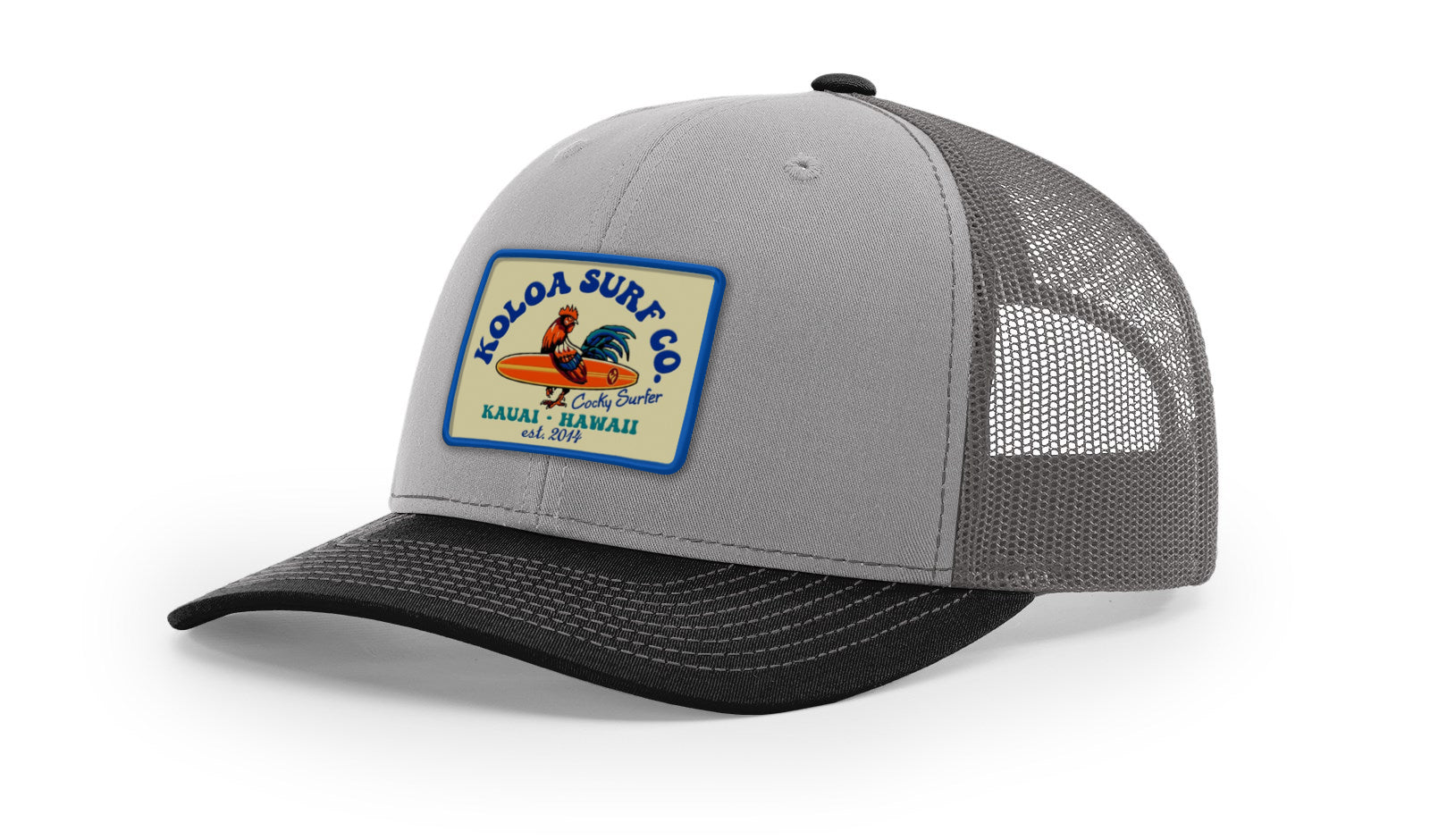 Koloa Cocky Surfer Patch Richardson 112 Trucker Hat