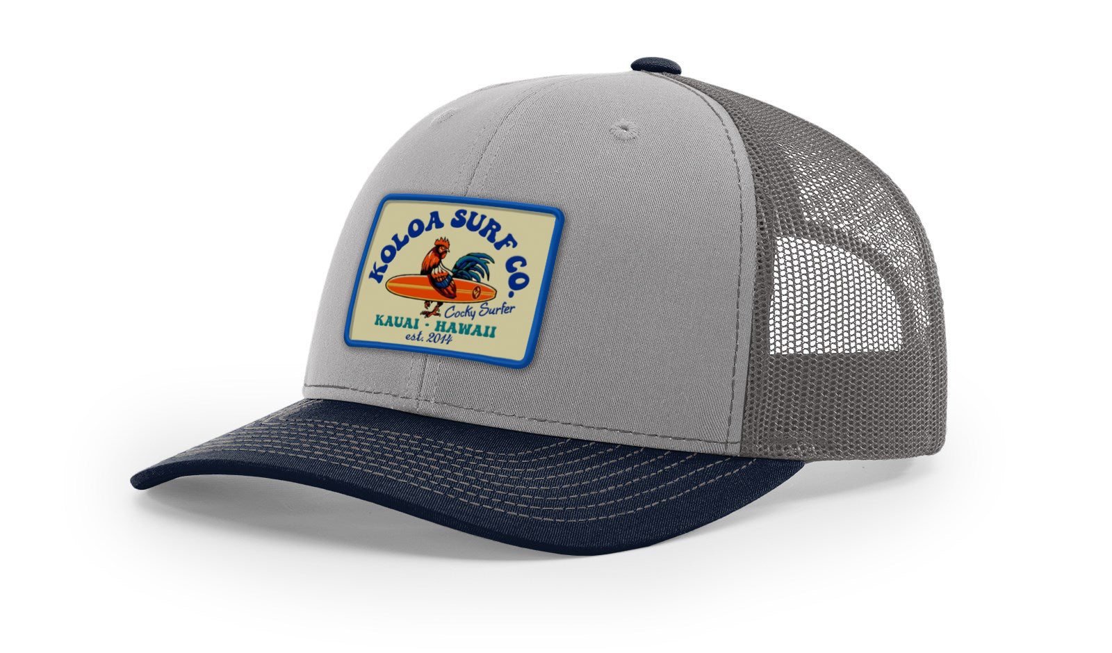 Koloa Cocky Surfer Patch Richardson 112 Trucker Hat