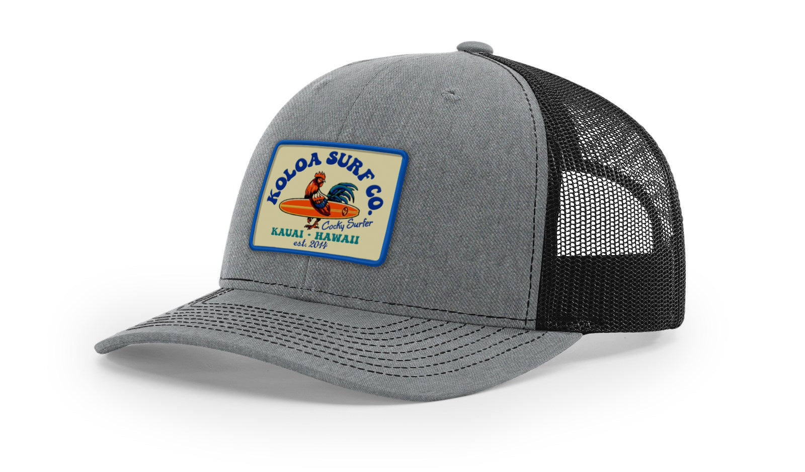 Koloa Cocky Surfer Patch Richardson 112 Trucker Hat
