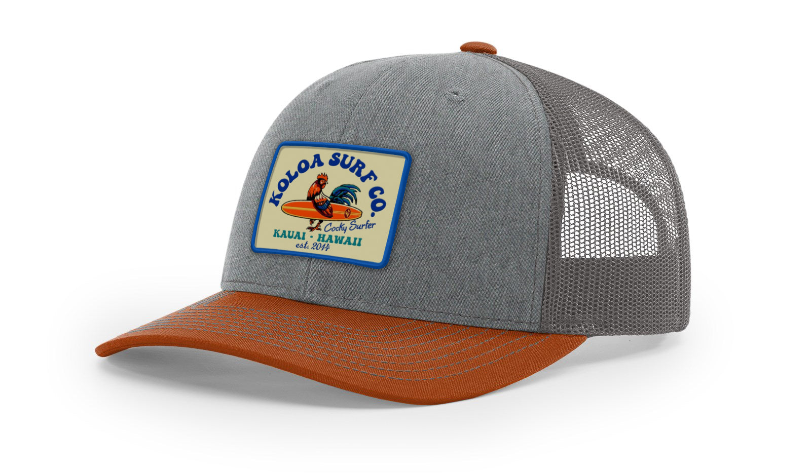 Koloa Cocky Surfer Patch Richardson 112 Trucker Hat