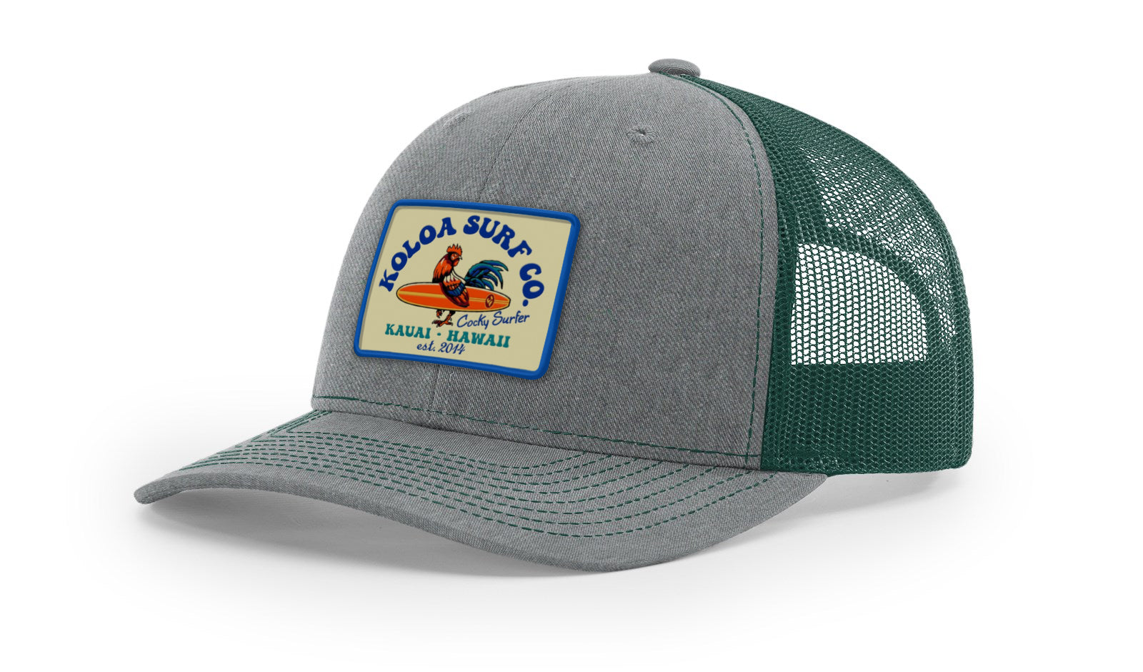 Koloa Cocky Surfer Patch Richardson 112 Trucker Hat