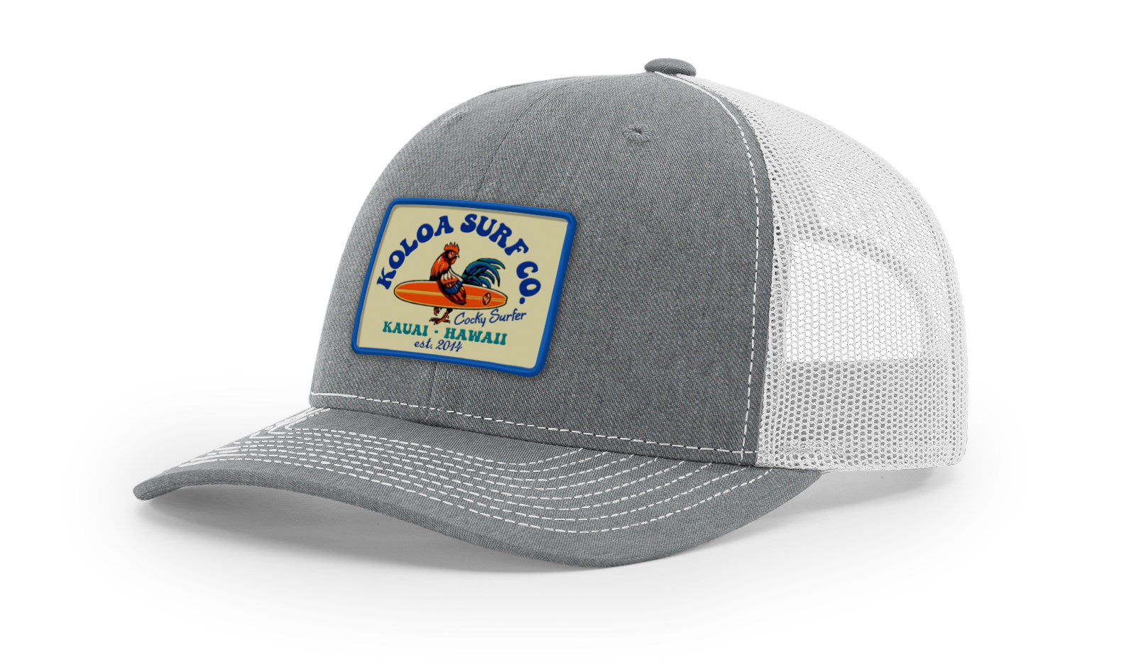 Koloa Cocky Surfer Patch Richardson 112 Trucker Hat