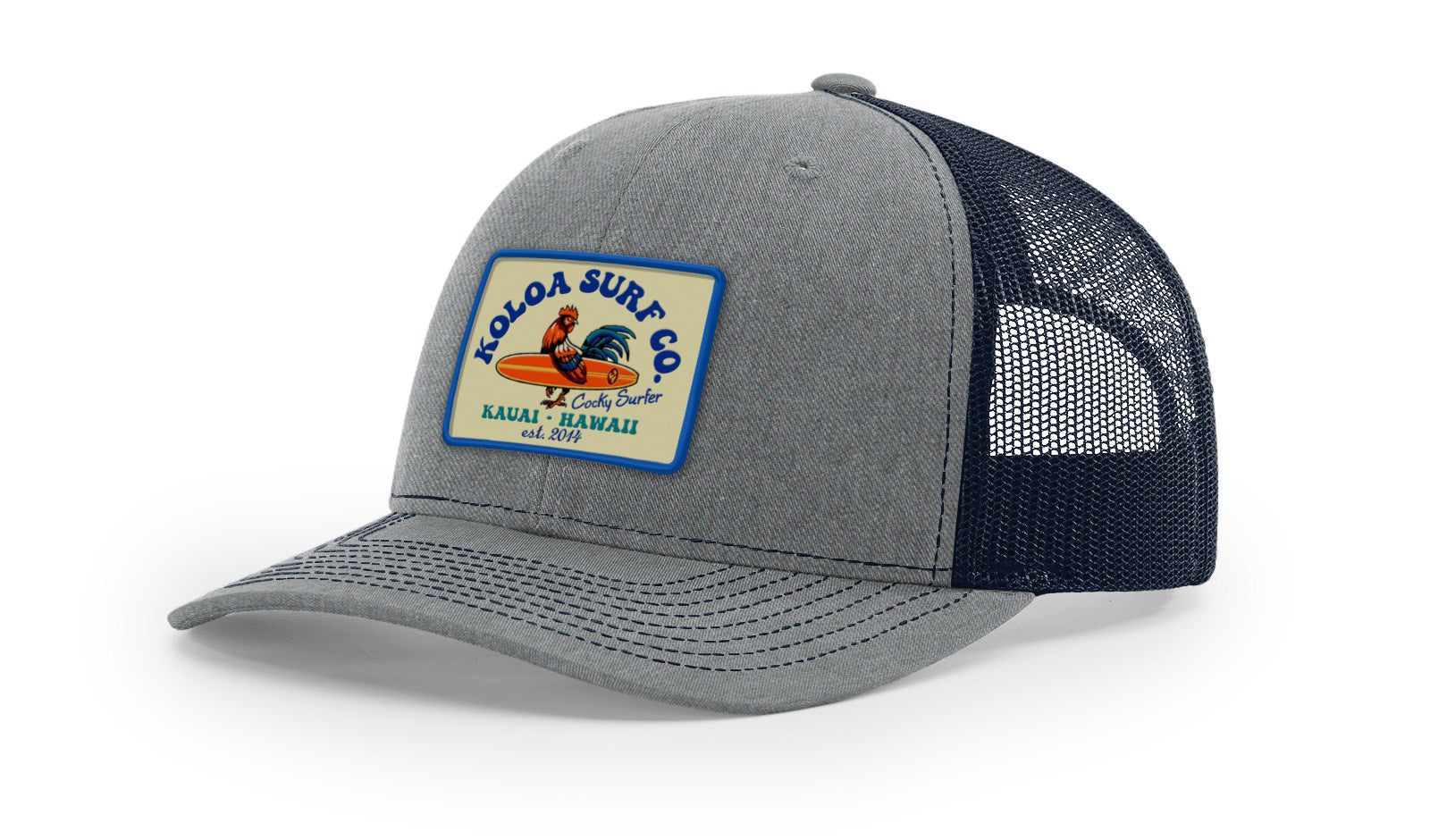 Koloa Cocky Surfer Patch Richardson 112 Trucker Hat