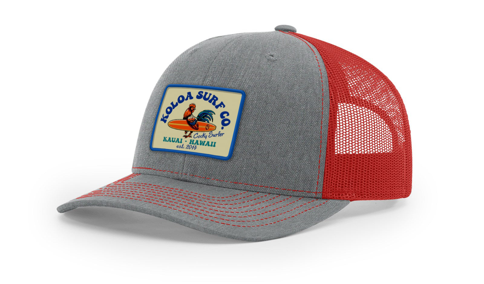 Koloa Cocky Surfer Patch Richardson 112 Trucker Hat