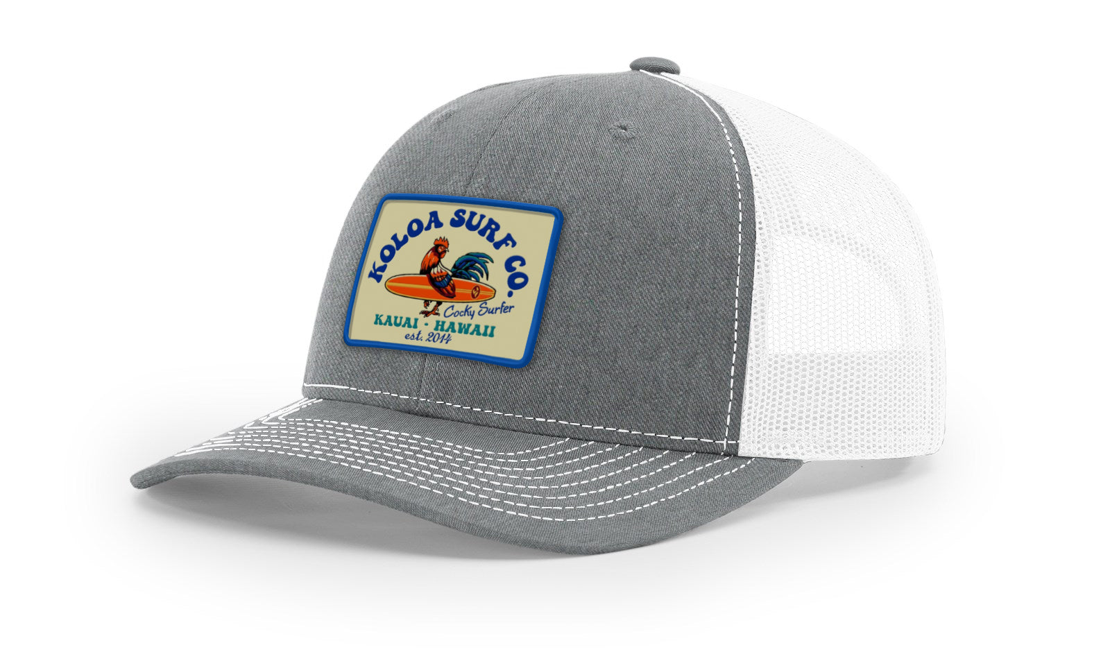 Koloa Cocky Surfer Patch Richardson 112 Trucker Hat