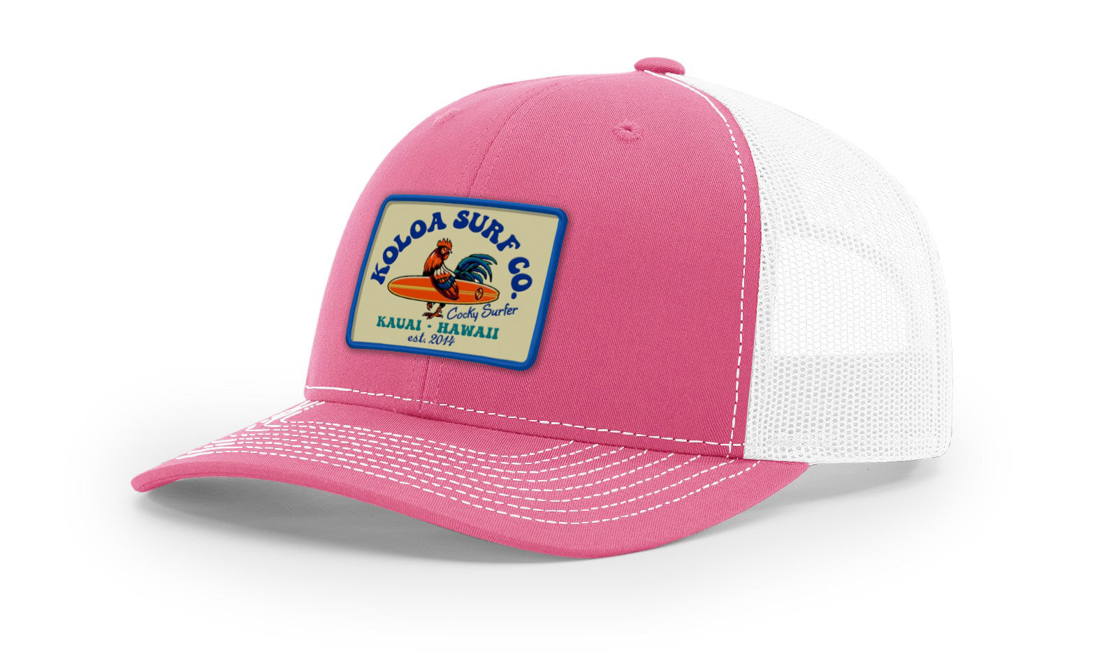 Koloa Cocky Surfer Patch Richardson 112 Trucker Hat