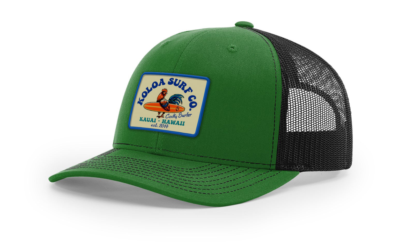 Koloa Cocky Surfer Patch Richardson 112 Trucker Hat