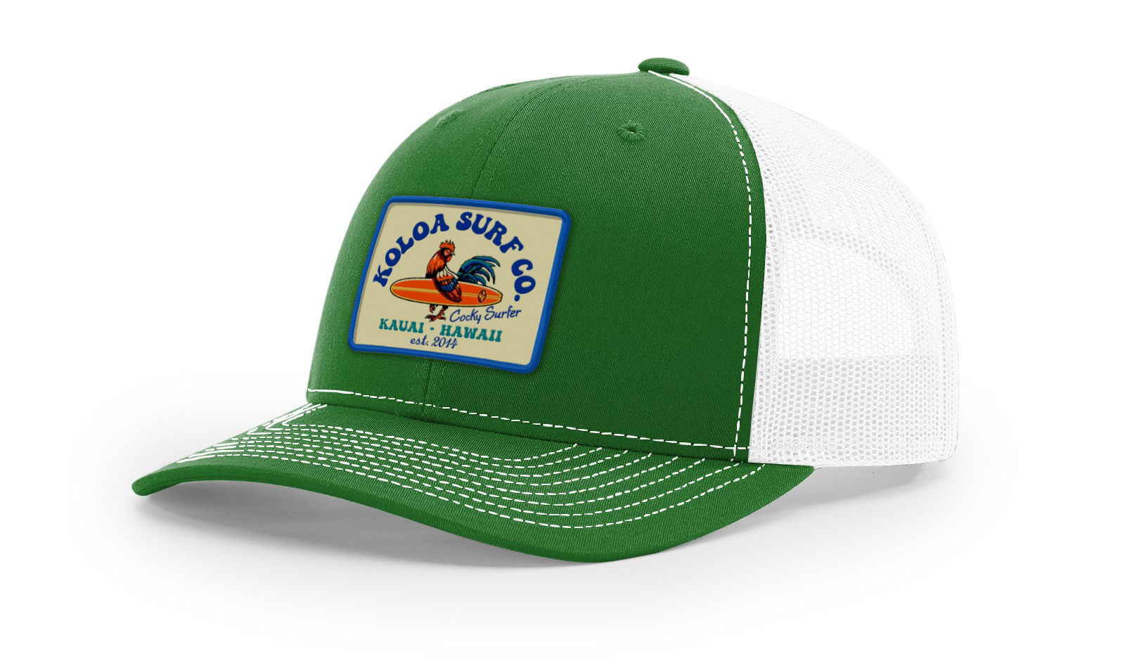 Koloa Cocky Surfer Patch Richardson 112 Trucker Hat