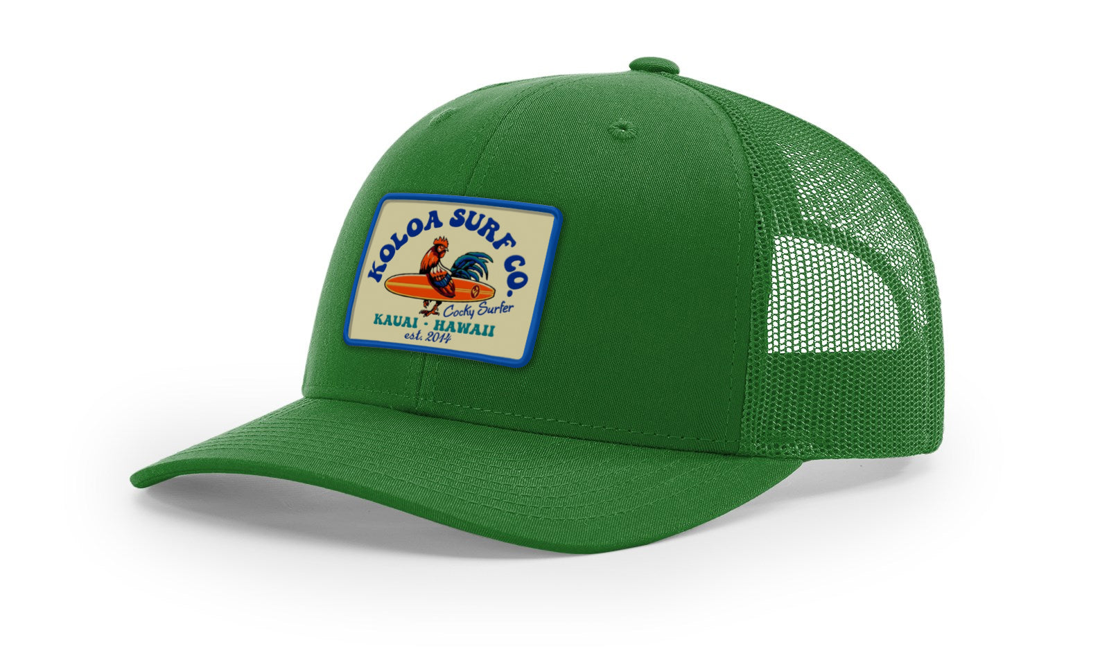 Koloa Cocky Surfer Patch Richardson 112 Trucker Hat
