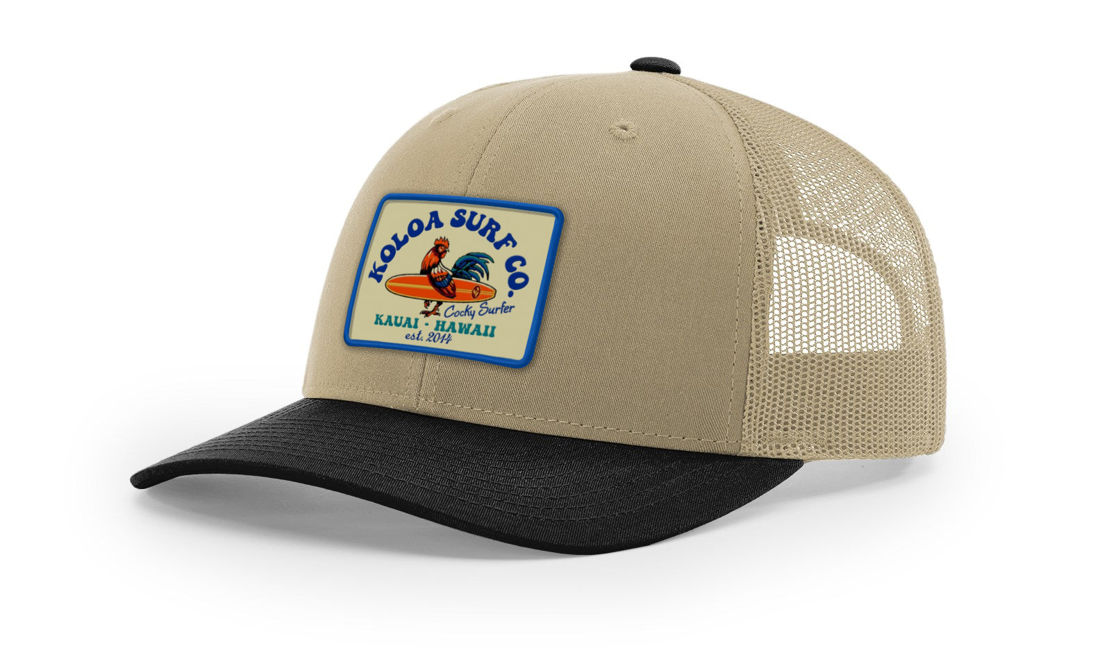 Koloa Cocky Surfer Patch Richardson 112 Trucker Hat